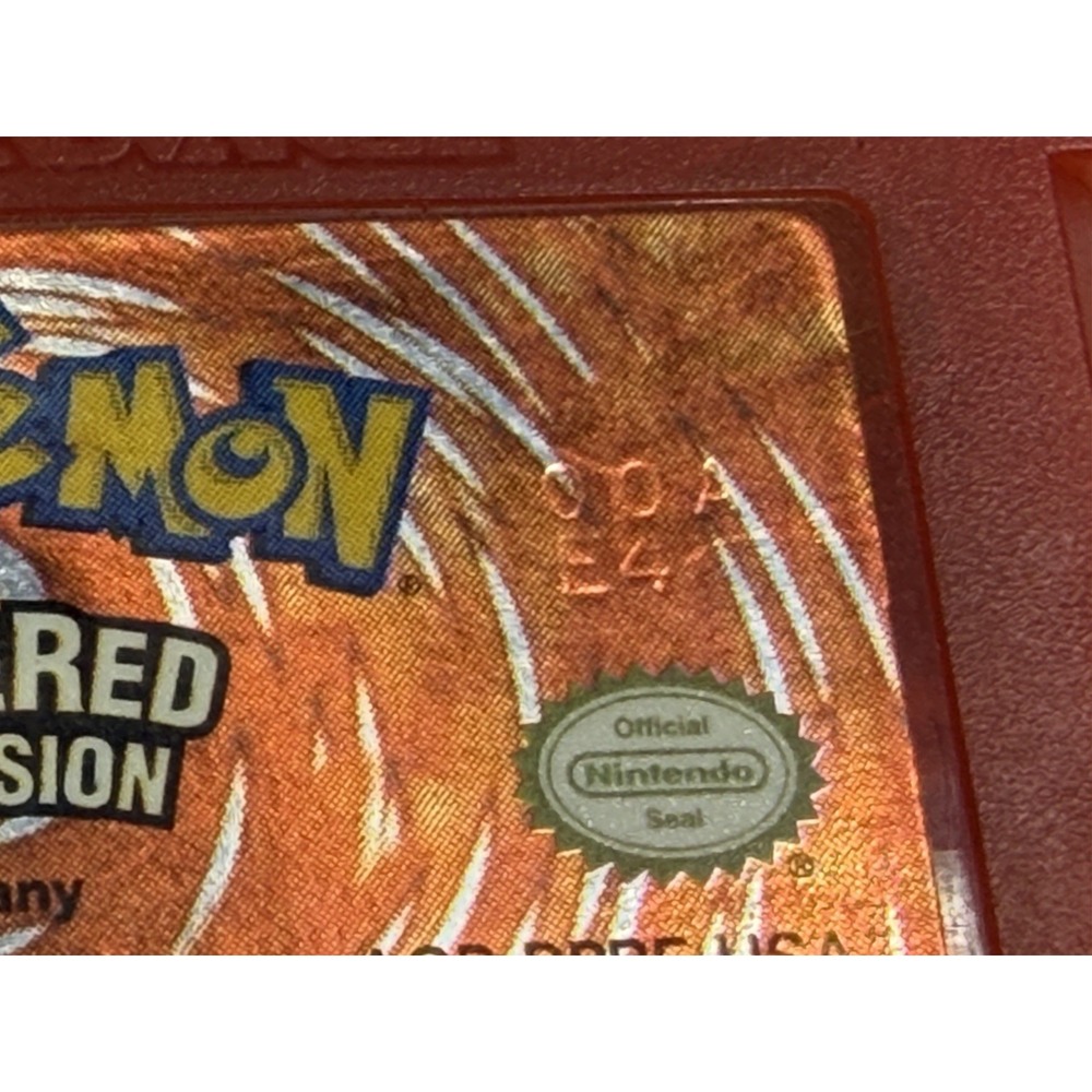 Pokemon Fire Red GBA Nintendo Game Boy Advance Authentic AGB-BPRE-USA Cartridge - Picture 6 of 13